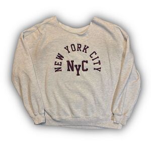 vintage new york city raw cut collegiate sweatshirt